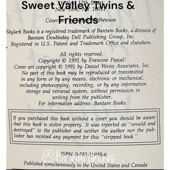 Bundle Sale 3 for $15 | Twins & Friends | The Slime That Ate Sweet Valley - Picture 9 of 10